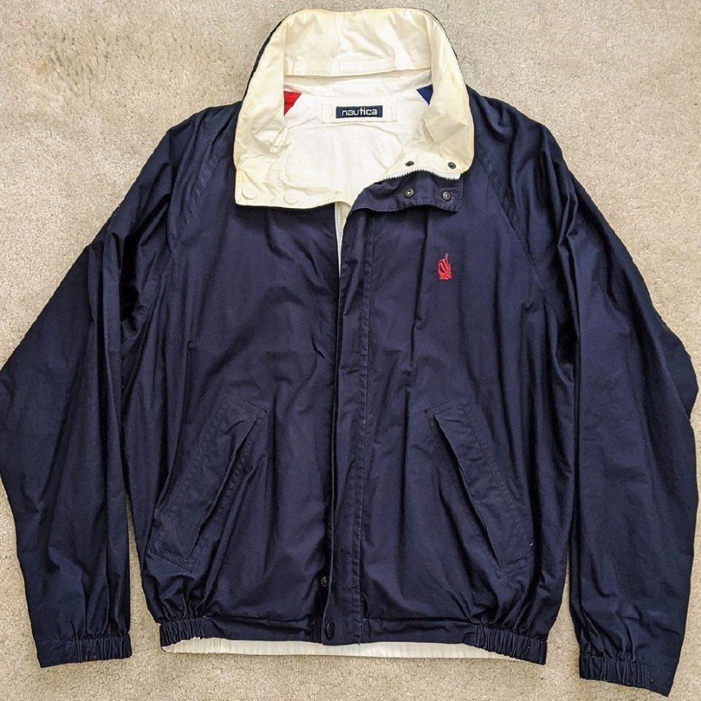 NAUTICA reversible jacket vintage 1990s